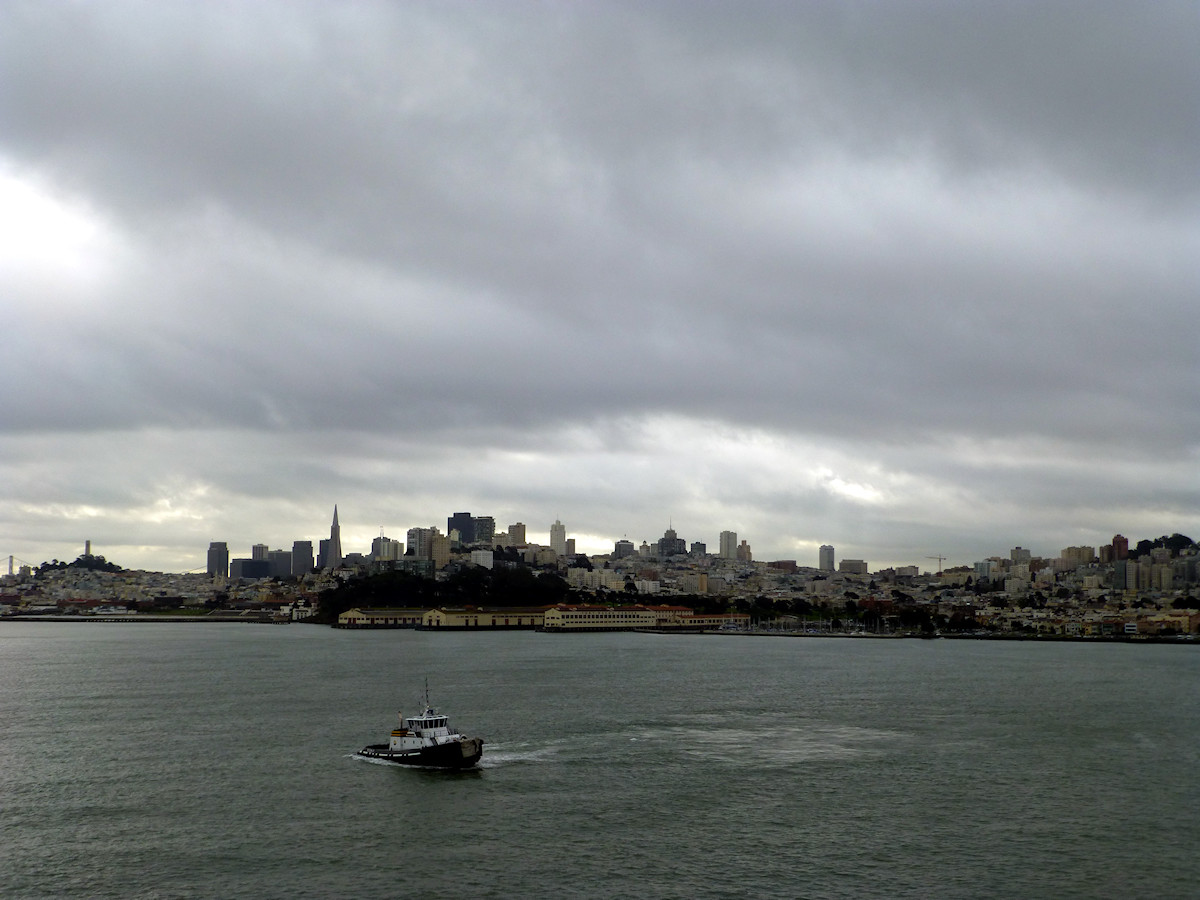 San Francisco -Almost at the pier