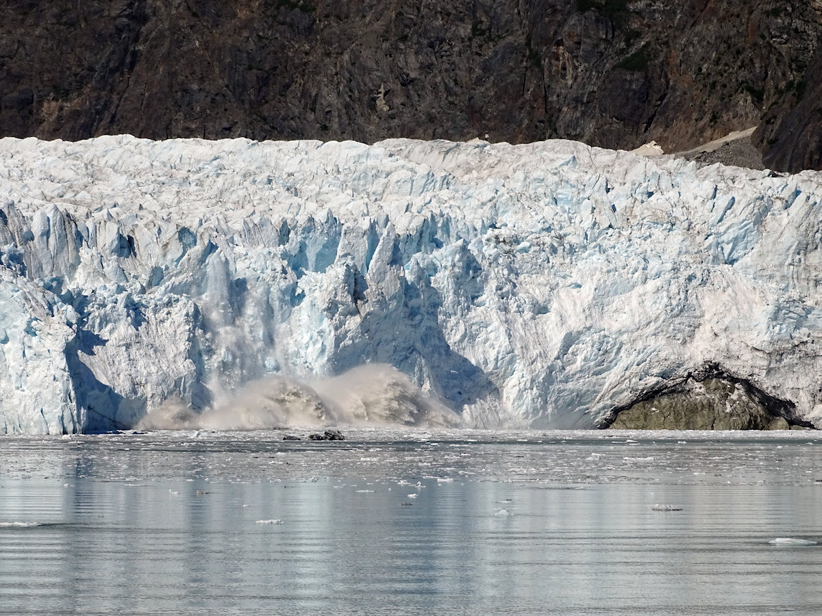 Glacier calving