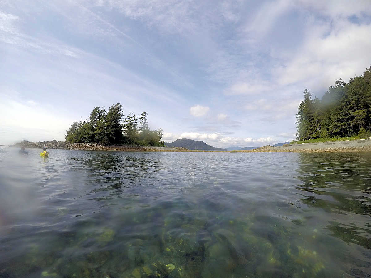 Sitka - Mystery Island at low tide