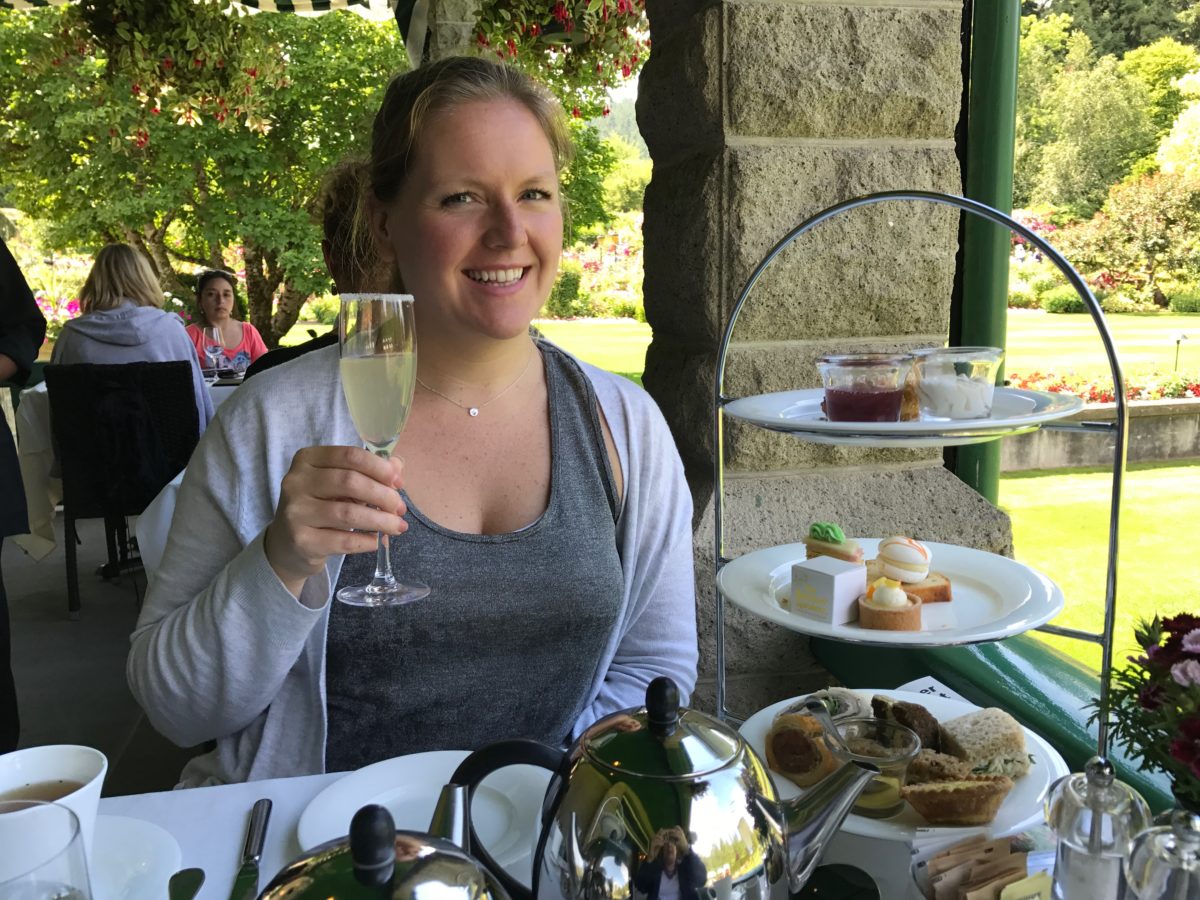 Butchart Gardens - High Tea