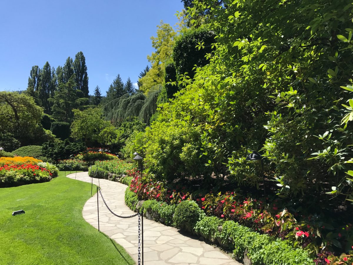 Buchart Gardens, BC, Canada - sunken gardens