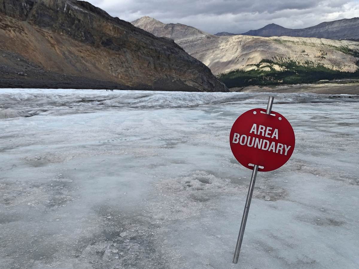 Columbia Icefields, Alberta, Canada - Boundaries