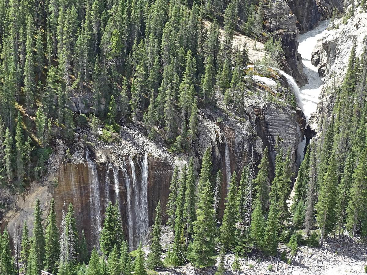 Columbia Icefields, Alberta, Canada - Waterfalls