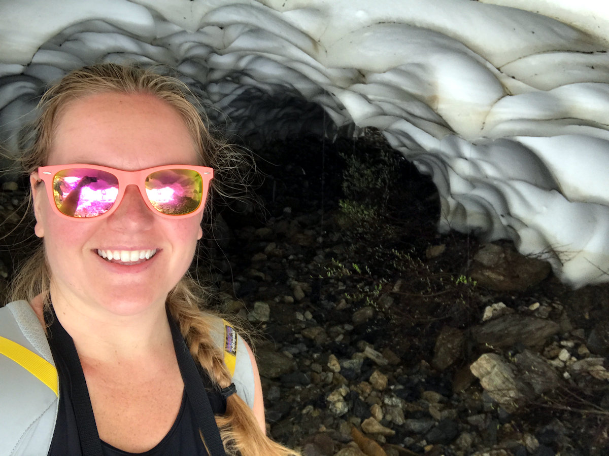 Lake Louise, Alberta, Canada - Ice selifie
