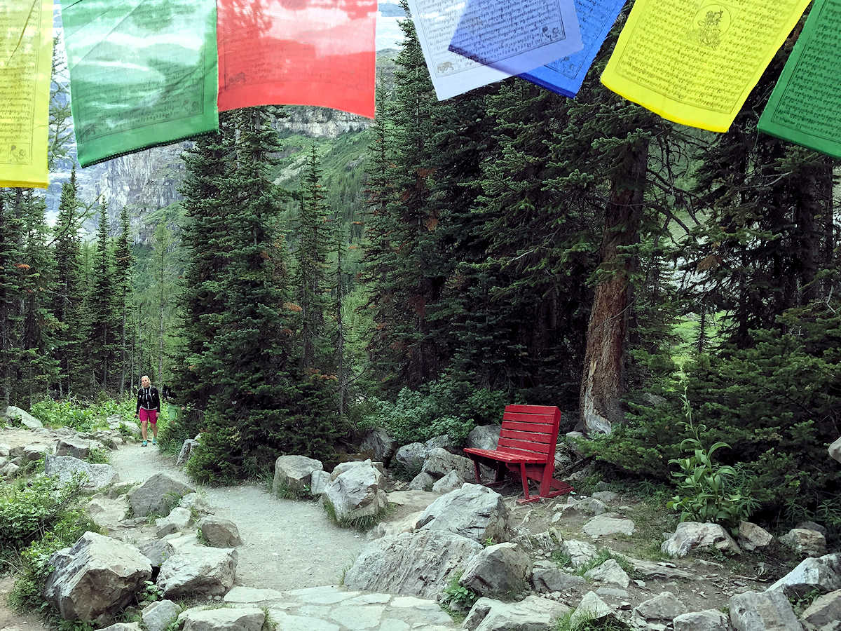 Lake Louise, Alberta, Canada - Plain of Six Glaciers tea house