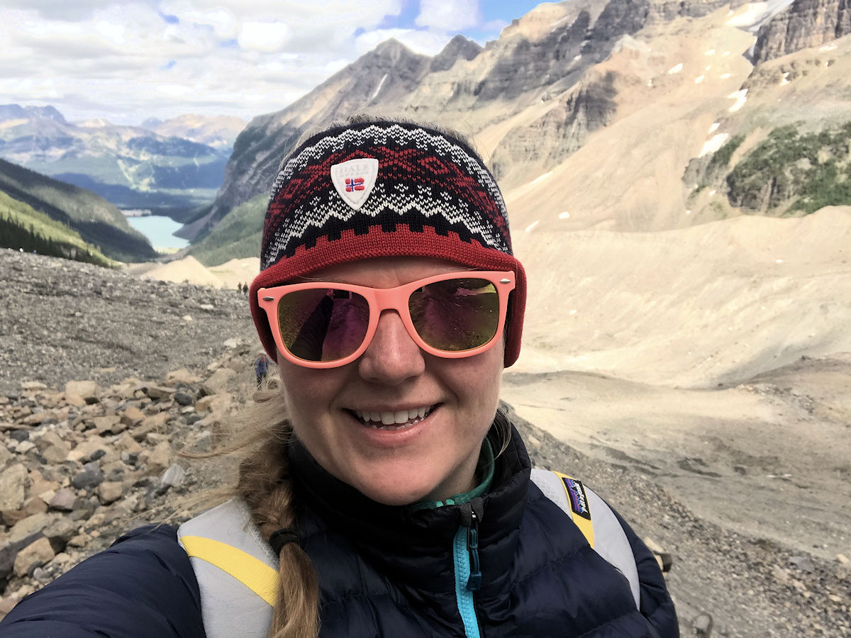 Lake Louise, Alberta, Canada - Valley selfie