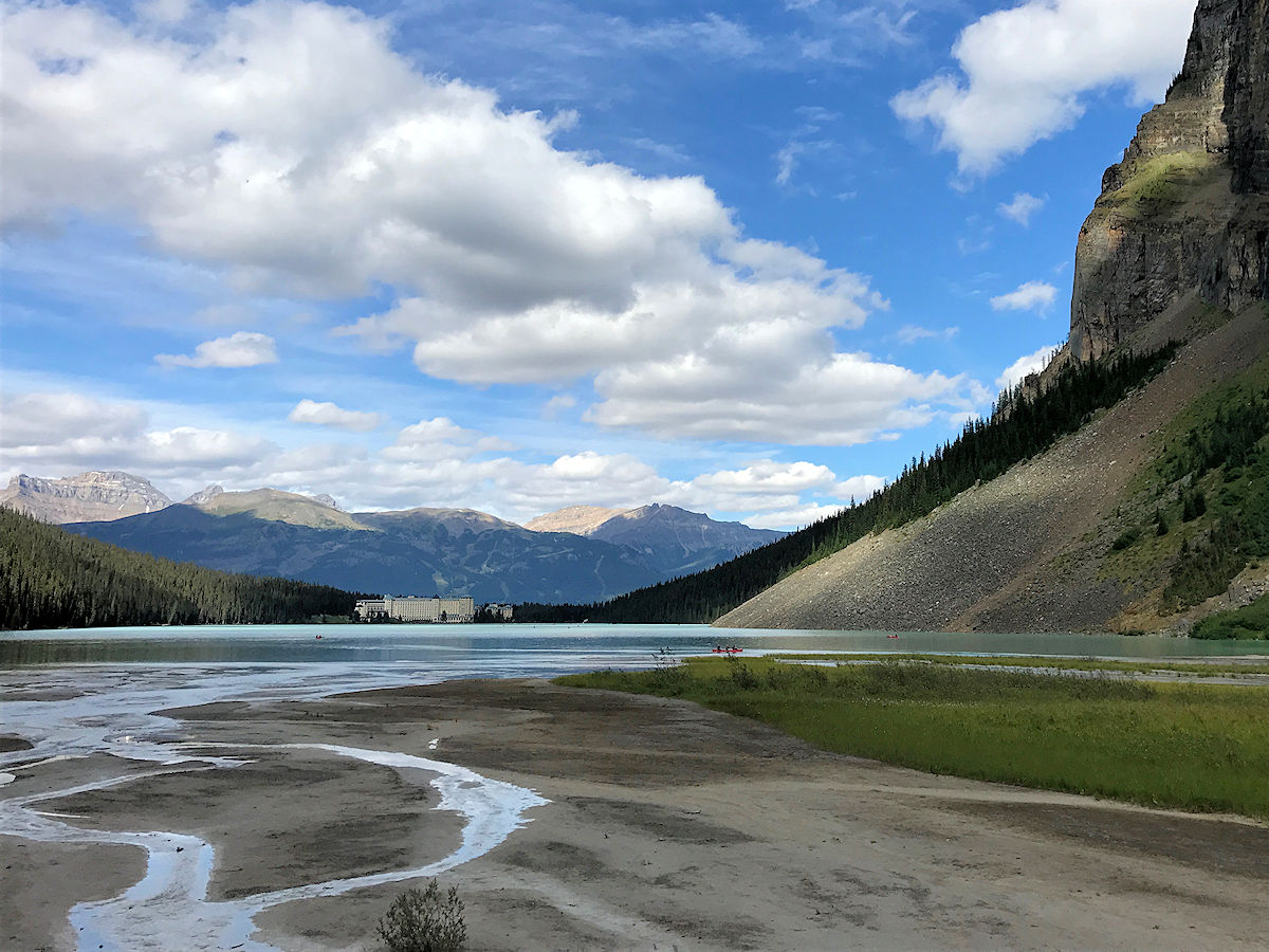 Lake Louise, Alberta, Canada - River and lake