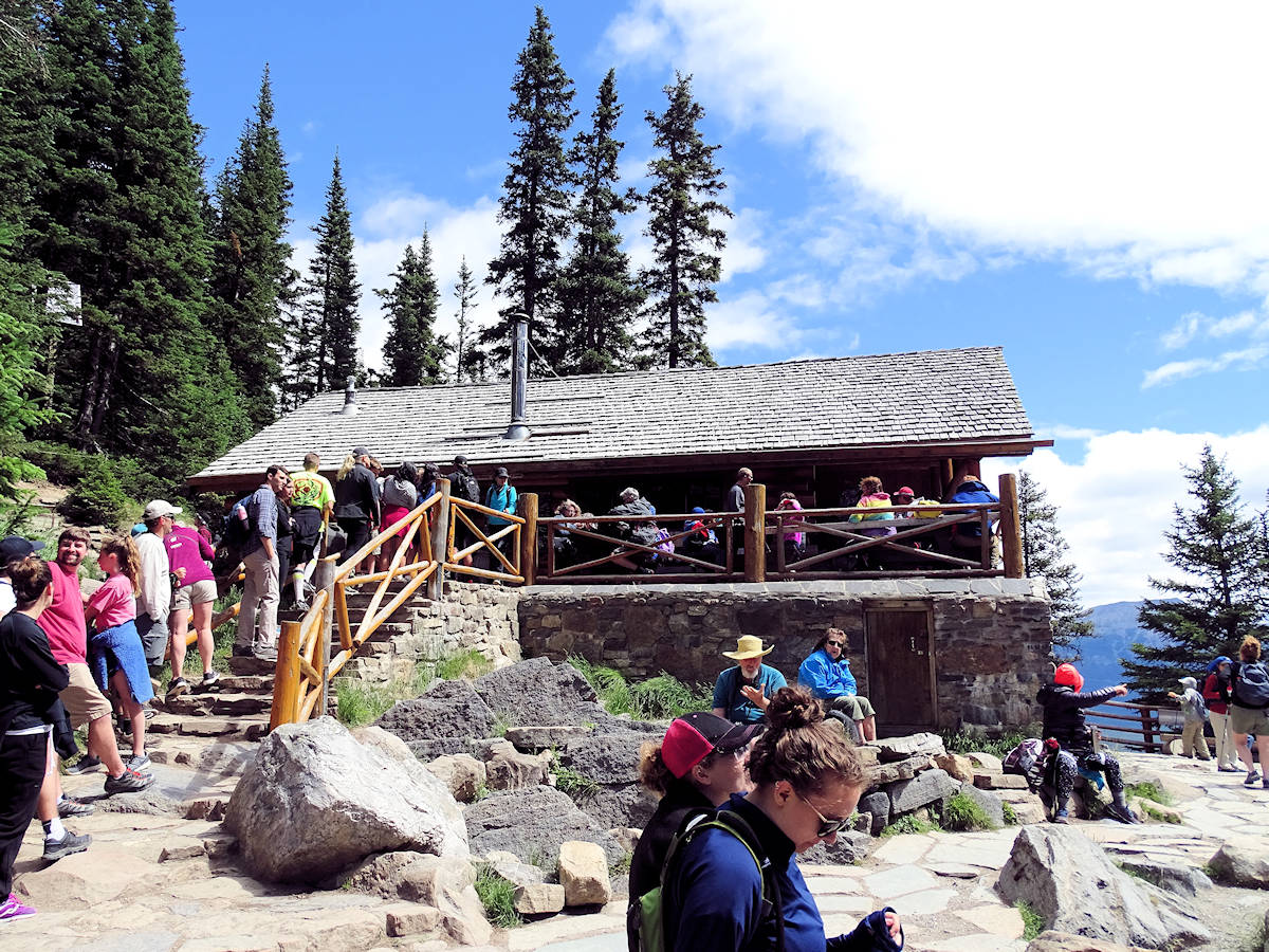 Lake Louise, Alberta, Canada - Lake Agnes tea house