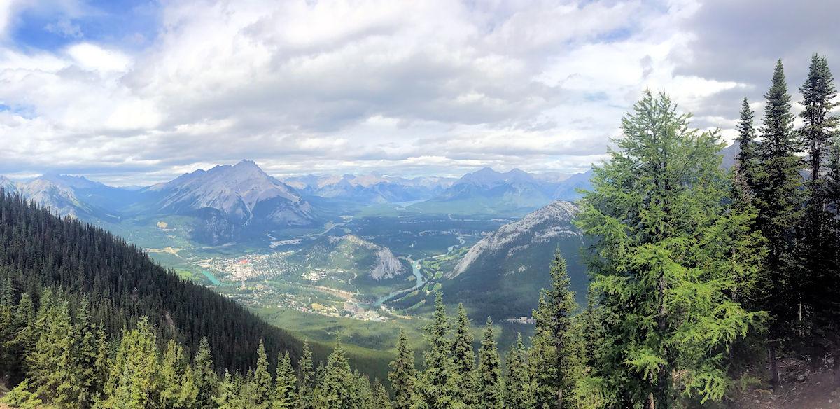 Sulphur Mountain, Alberta, Canada - Bow River Valley