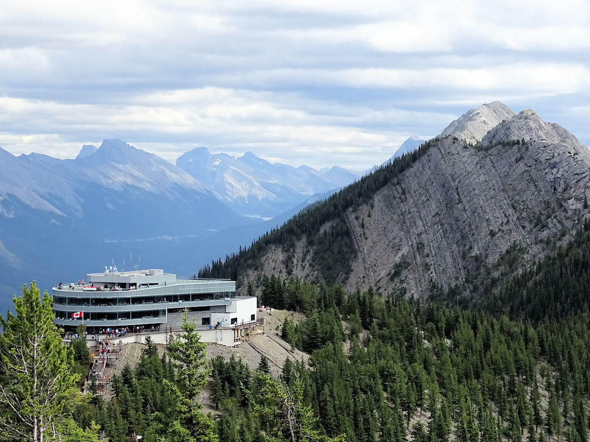 Sulphur Mountain, Alberta, Canada - Gondola Building