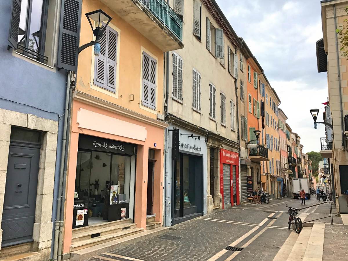 Cafe Llorca, Vallauris, France - Street