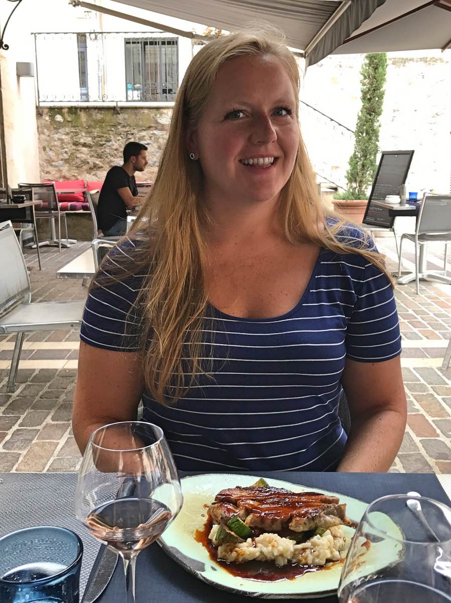 Cafe Llorca, Vallauris, France - Table