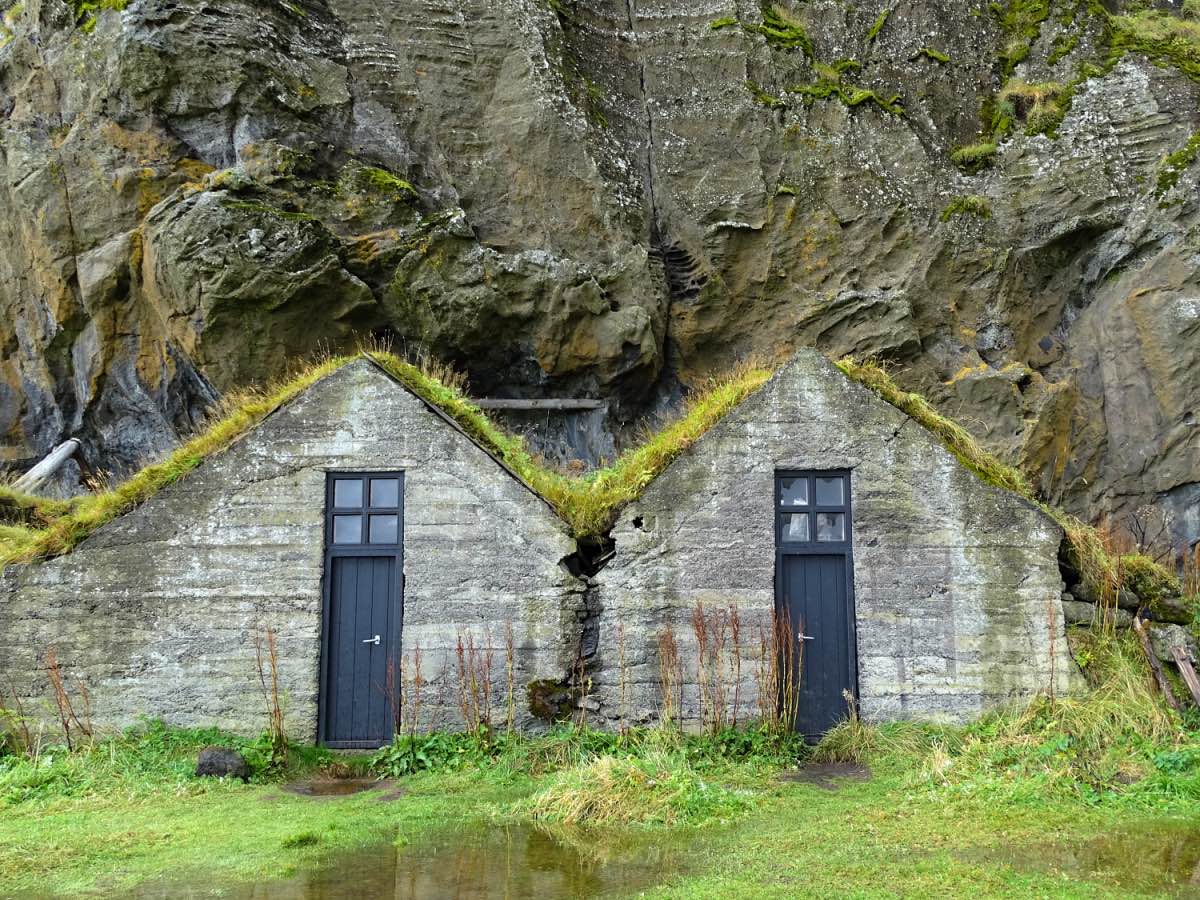 South Coast, Iceland - Old houses