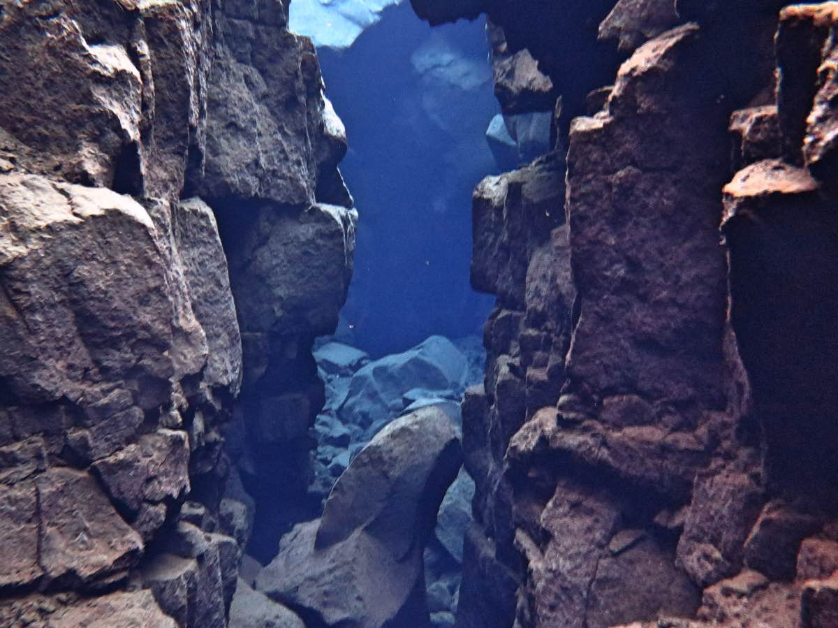 Silfra, Iceland - Incredible rock formations