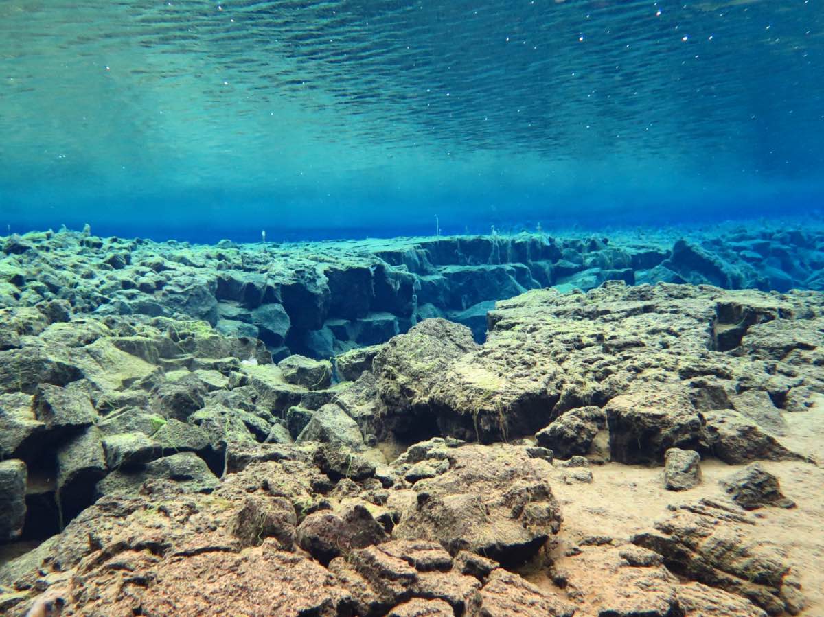 Silfra, Iceland - cold clear water
