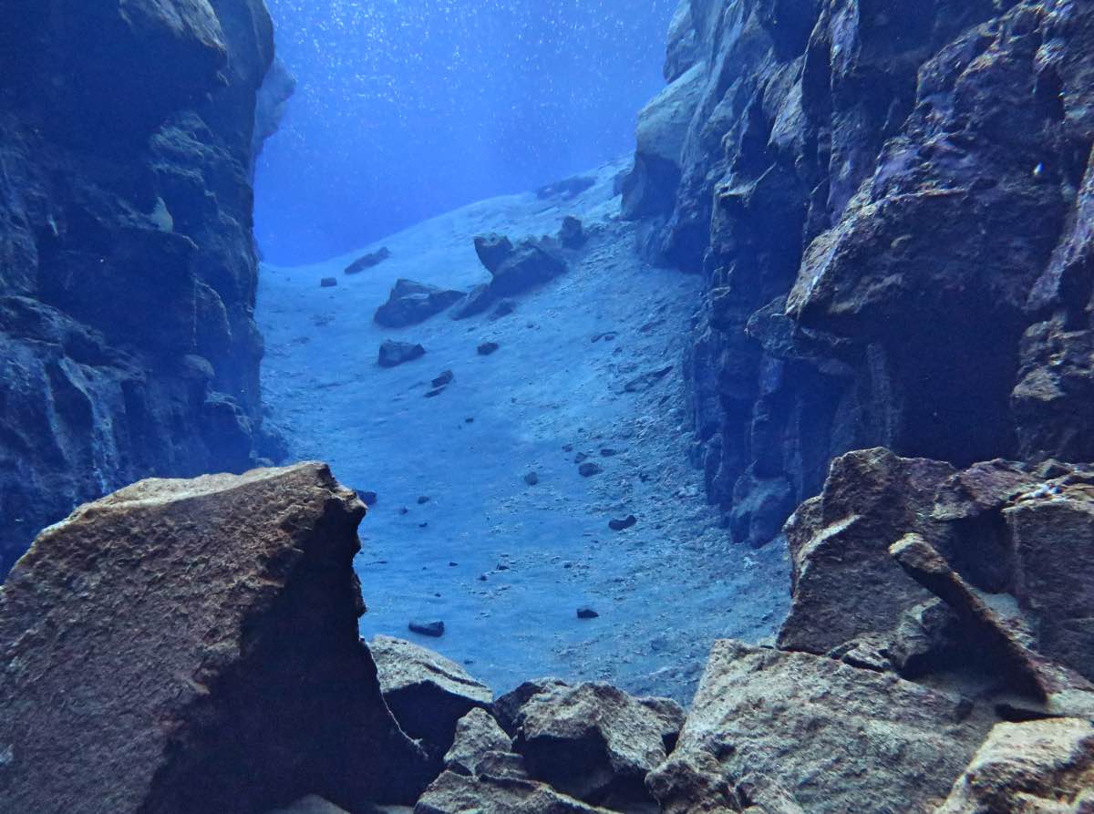 Silfra Entrance to the lagoon