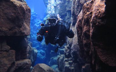 Diving in Iceland