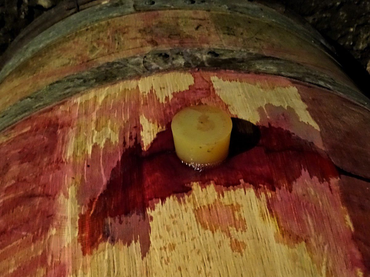 Auxey - Wine bubbles